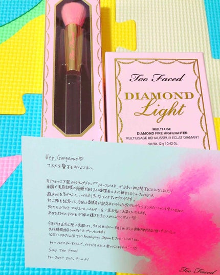 ダイヤモンドライト マルチユース ハイライター/Too Faced/パウダーハイライトを使ったクチコミ(1枚目)