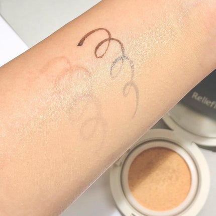 Reliefit CICA CLEAR CUSHION/HOLIKA HOLIKA/クッションファンデーションを使ったクチコミ(4枚目)