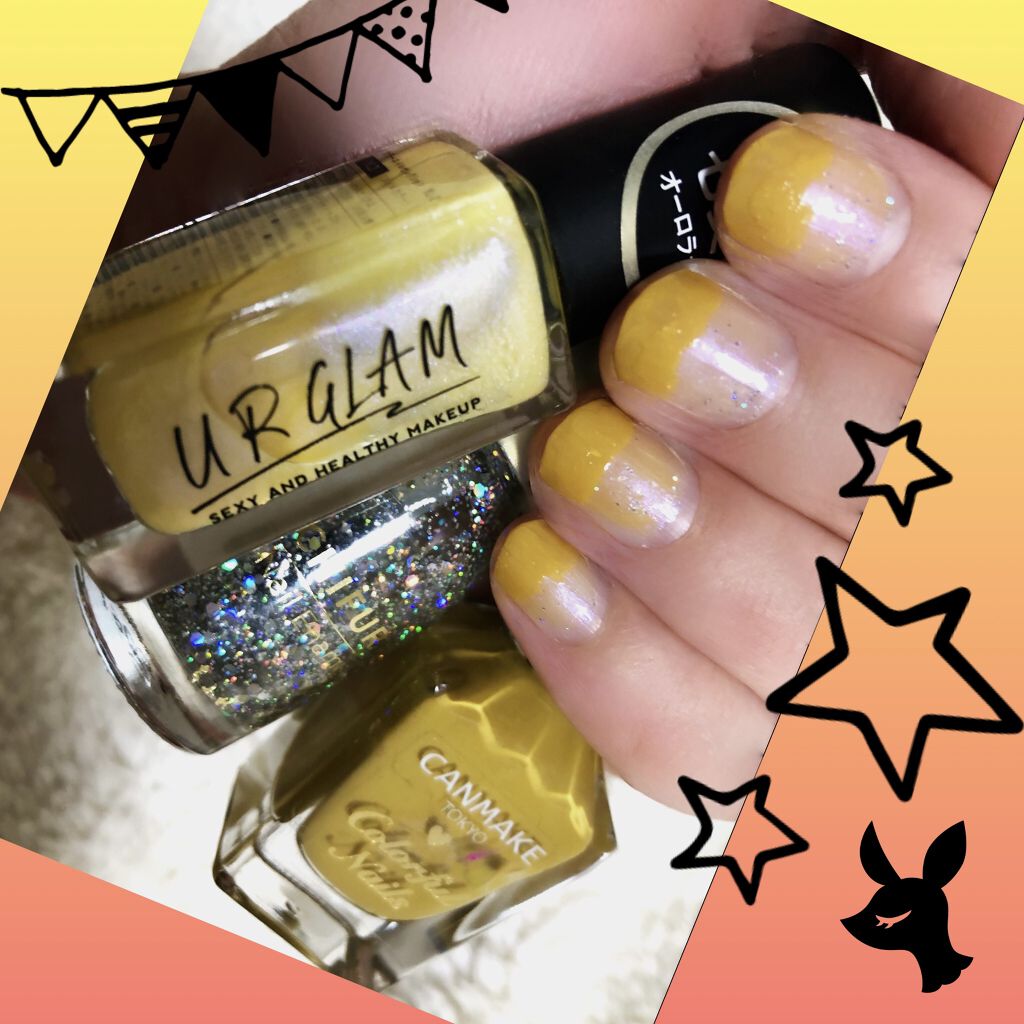 UR GLAM　COLOR NAIL SELECTION YL2＜オーロラカラー＞/U R GLAM/マニキュアを使ったクチコミ（1枚目）