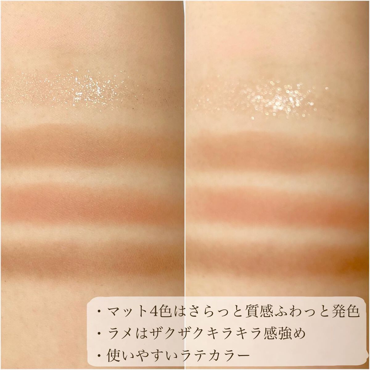 ストロベリーロココ アイシャドウパレット 01 アイスクリームラテ/FlowerKnows/アイシャドウパレットを使ったクチコミ（3枚目）