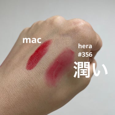 センシュアル ヌードバーム 356 TEMPTING RED/HERA/リップケア・リップクリームを使ったクチコミ（3枚目）