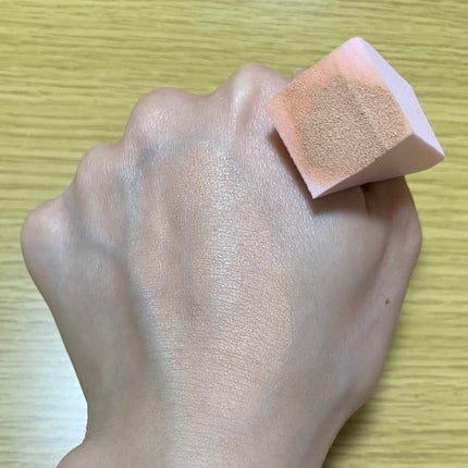 メイクアップスポンジバリューパック ウェッジ型/DAISO/パフ・スポンジを使ったクチコミ(4枚目)