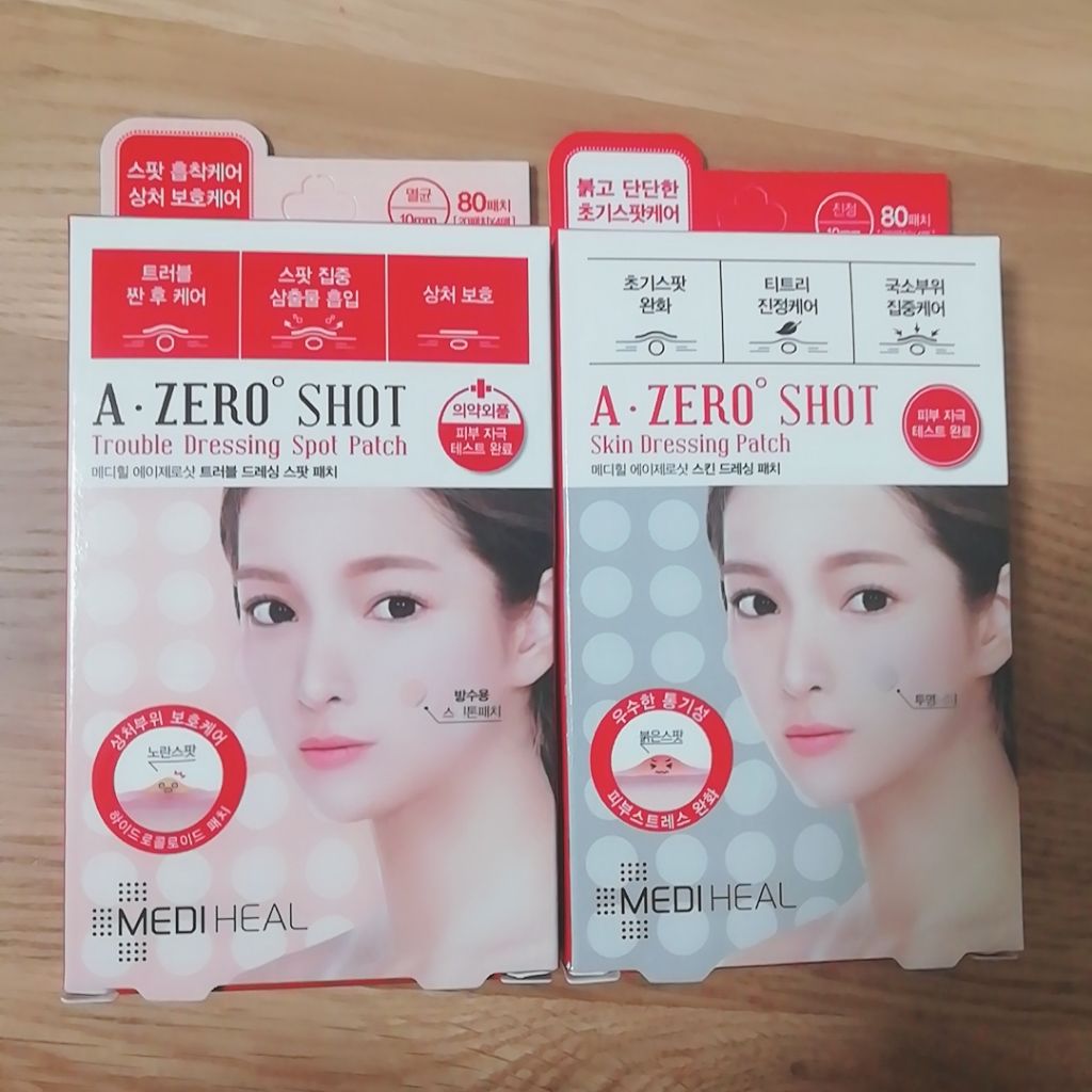 A-zero Shot Trouble Dressing Spot Patch/MEDIHEAL/シートマスク・パックを使ったクチコミ（1枚目）