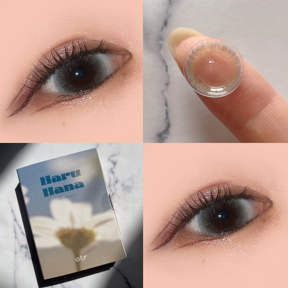 Haruhana Daisy Gray/otr/カラーコンタクトレンズを使ったクチコミ（2枚目）