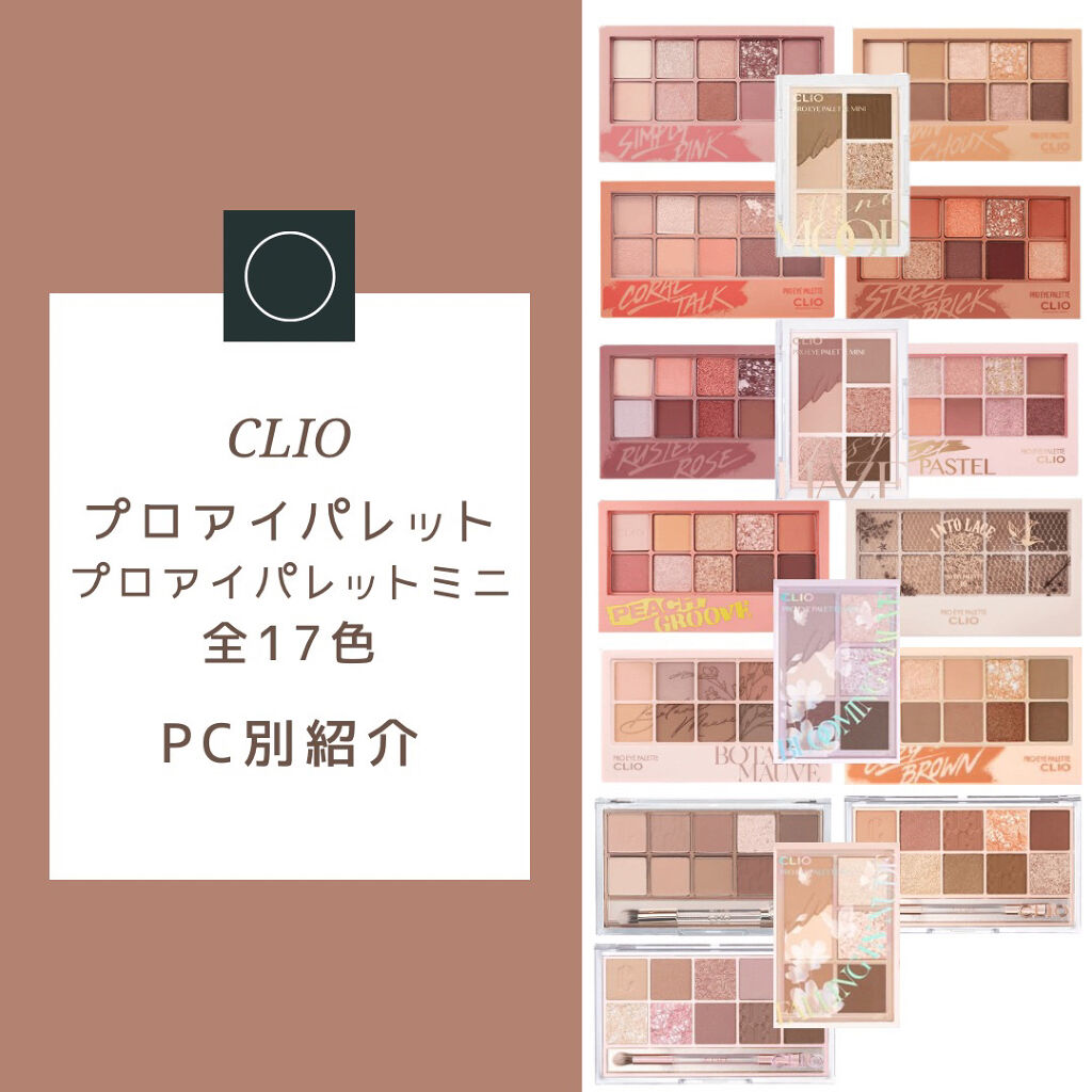 プロ アイ パレット/CLIO/アイシャドウパレットを使ったクチコミ（1枚目）
