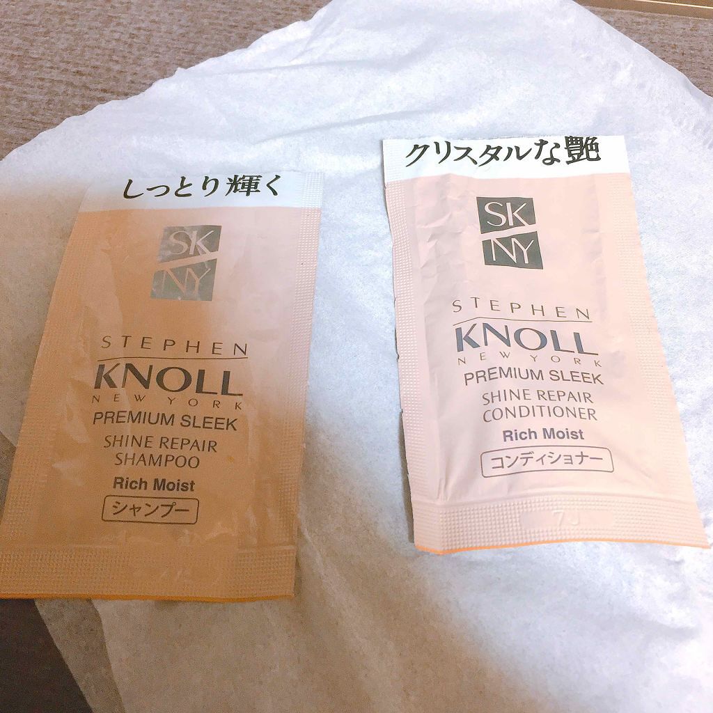 プレミアムスリーク シャインリペア シャンプー リッチモイスト/スティーブンノル ニューヨーク/市販シャンプーを使ったクチコミ（1枚目）