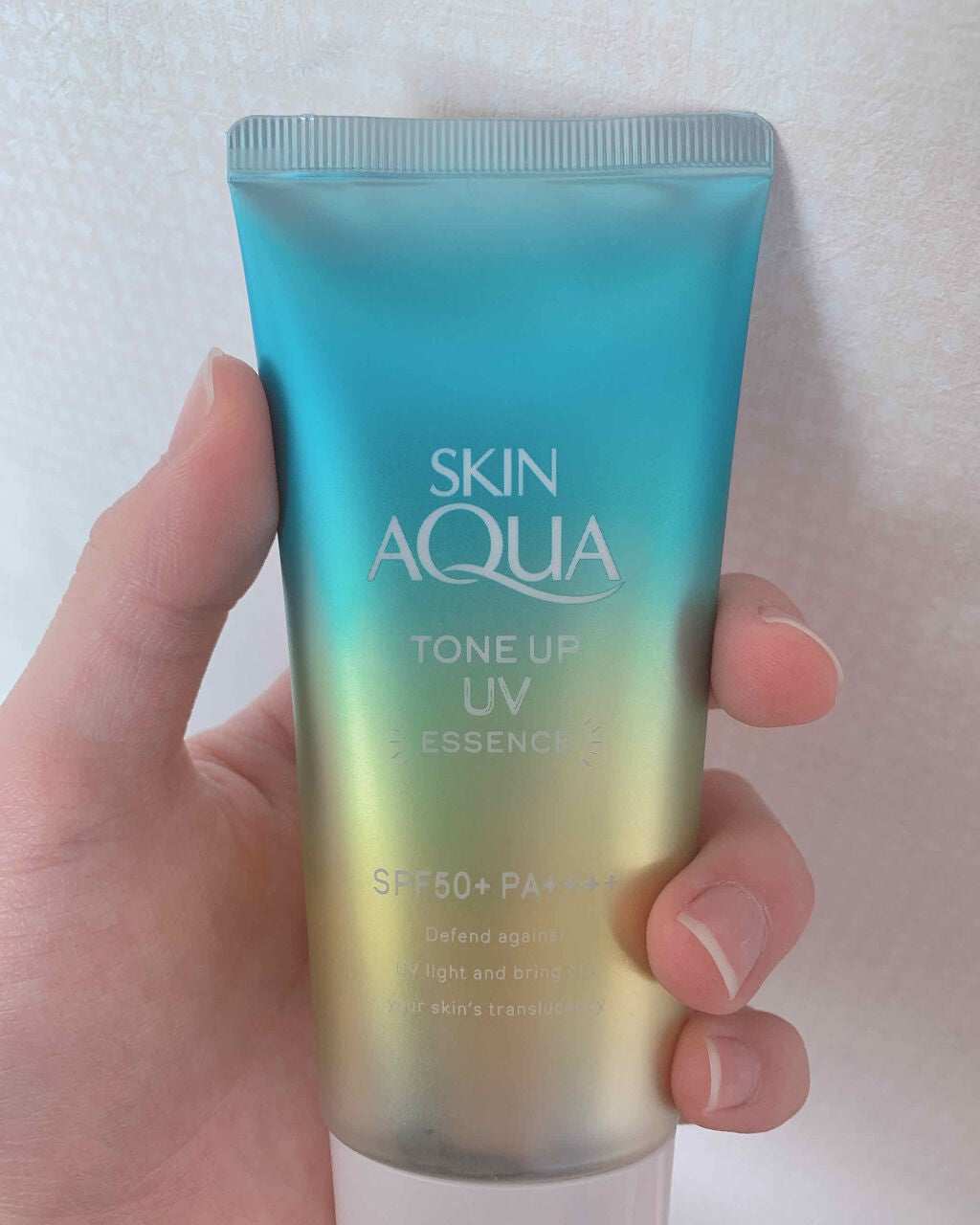 スキンアクア トーンアップUVエッセンス/スキンアクア/日焼け止めクリームを使ったクチコミ(2枚目)