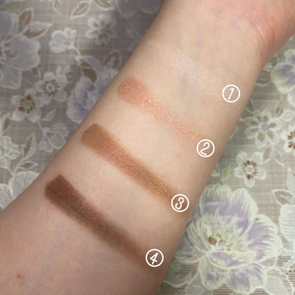 スキニーリッチシャドウ/excel/アイシャドウパレットを使ったクチコミ（3枚目）