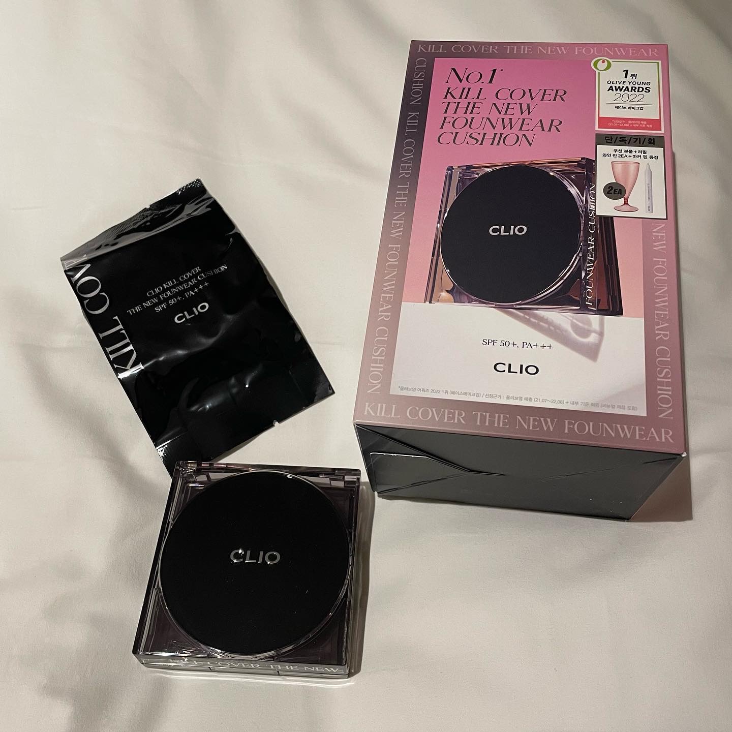 キル カバー ザ ニュー ファンウェア クッション 02 LINGERIE/CLIO/クッションファンデーションを使ったクチコミ（2枚目）