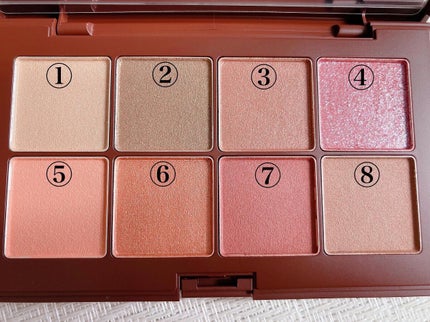 ウォーム メモリーズ アイシャドウパレット/RMK/アイシャドウパレットを使ったクチコミ(2枚目)