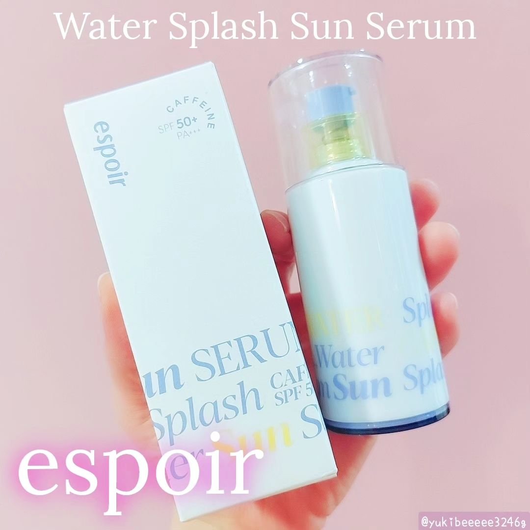 エスポア ウォータースプラッシュサンセラム/espoir/日焼け止めクリームを使ったクチコミ（1枚目）