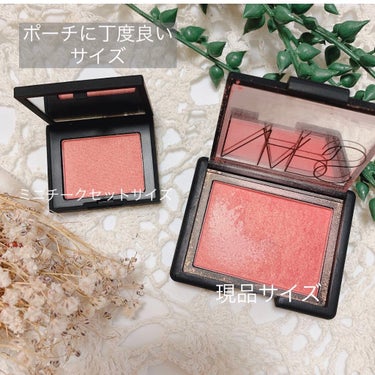 アイコニックグロー ミニチークセット/NARS/メイクアップキットを使ったクチコミ（3枚目）