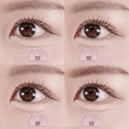 プランぷくコーデアイズ/キャンメイク/パウダーアイシャドウを使ったクチコミ(5枚目)