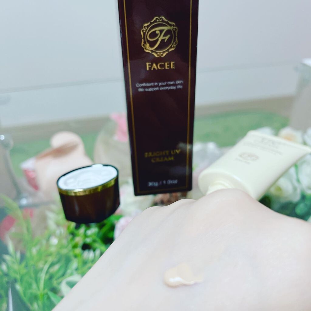 ブライトUVクリーム/Facee/日焼け止めクリームを使ったクチコミ(2枚目)