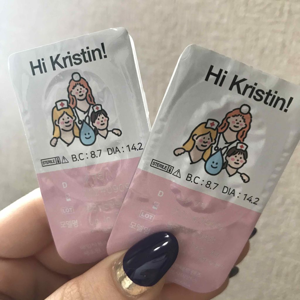 Up in the air Kristin/Hapa kristin/カラーコンタクトレンズを使ったクチコミ(2枚目)