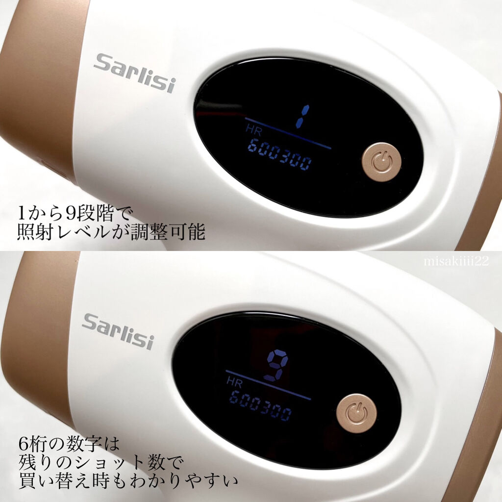 光脱毛器 VIO/Sarlisi/家庭用脱毛器を使ったクチコミ（2枚目）