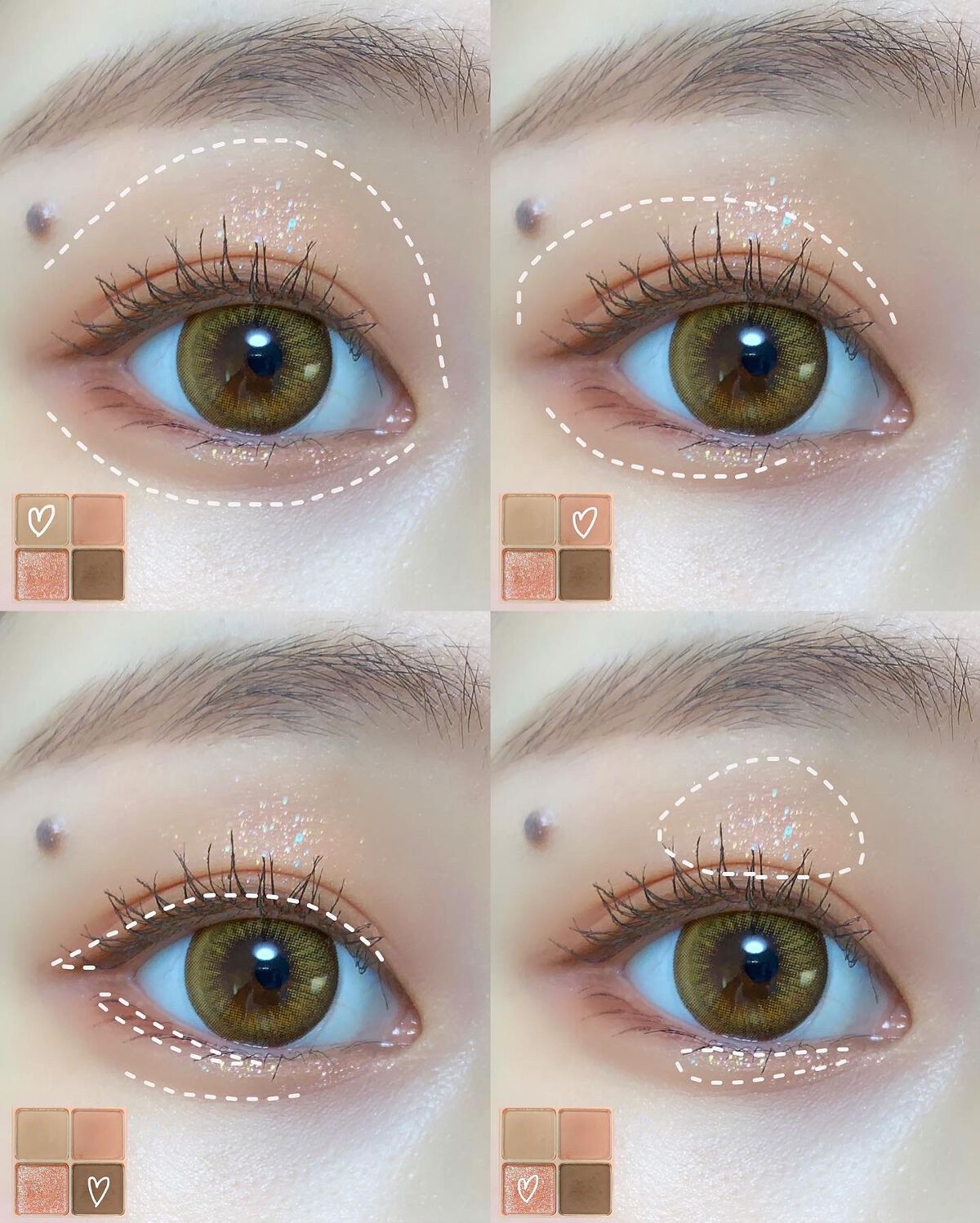 ベターザンアイズ/rom&nd/アイシャドウパレットを使ったクチコミ（2枚目）