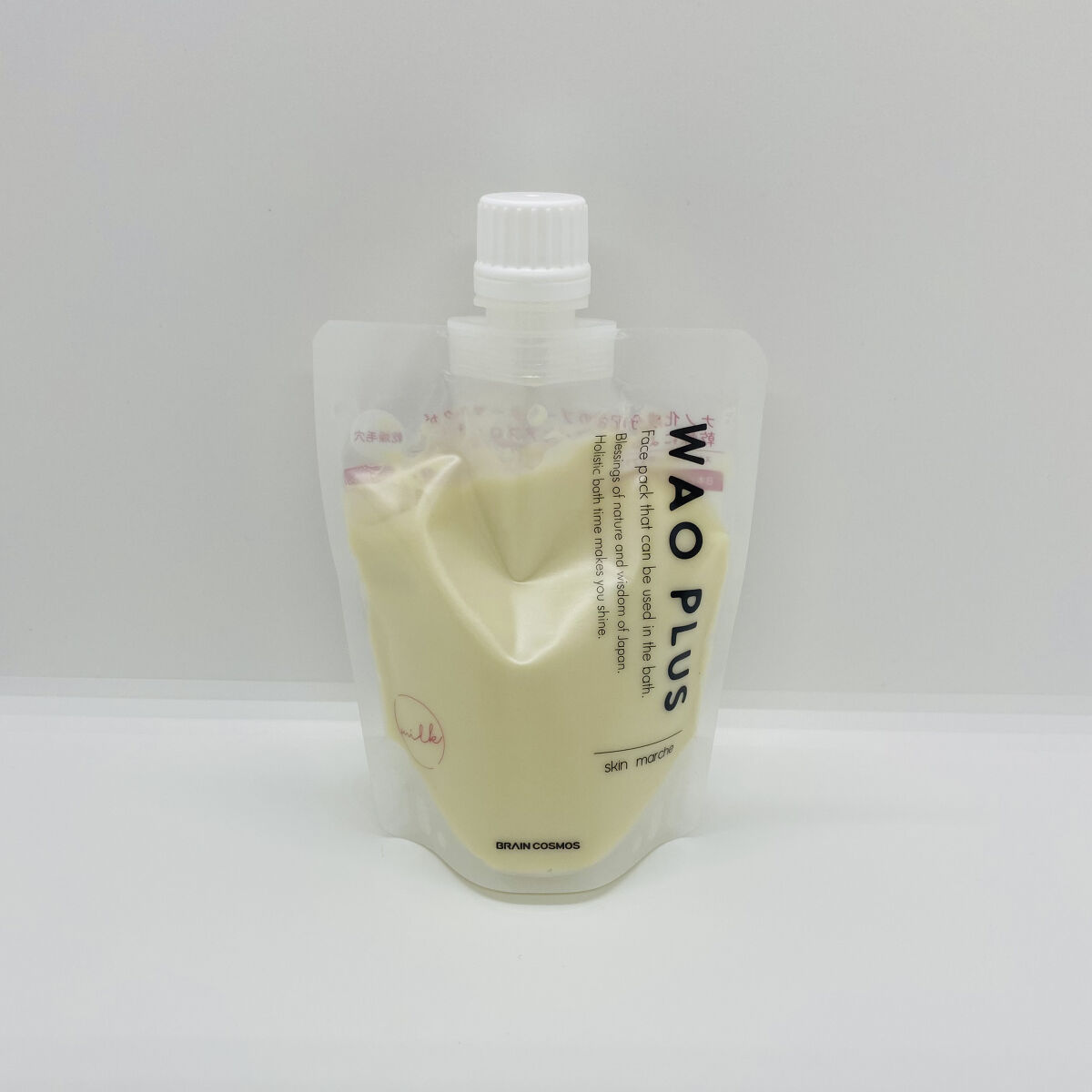 skinmarche WAOPLUS プラントベースミルクブースターマスク/ブレーンコスモス/洗い流すパック・マスクを使ったクチコミ（2枚目）