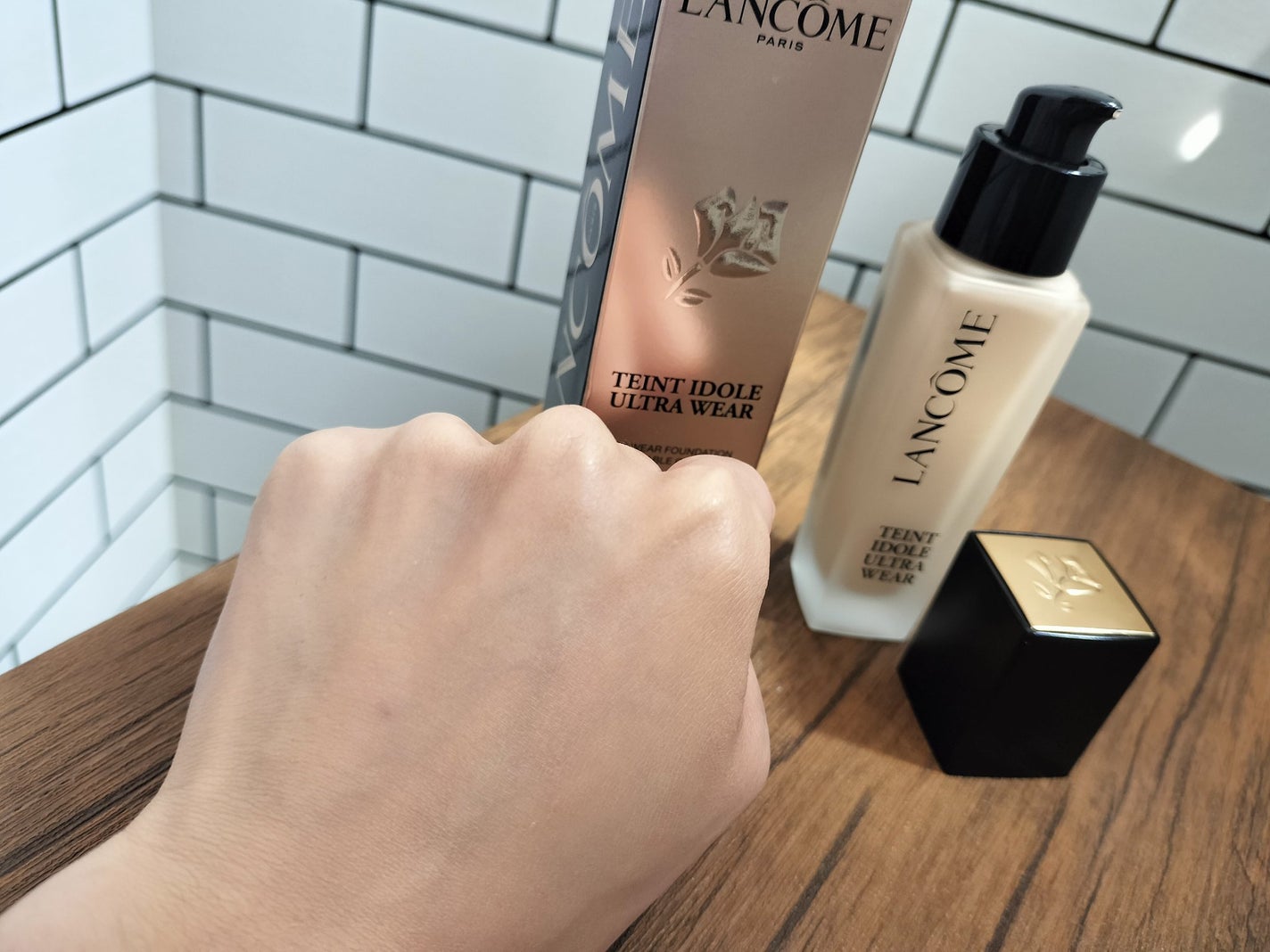 タンイドル ウルトラ ウェア リキッド N/LANCOME/リキッドファンデーションを使ったクチコミ(5枚目)