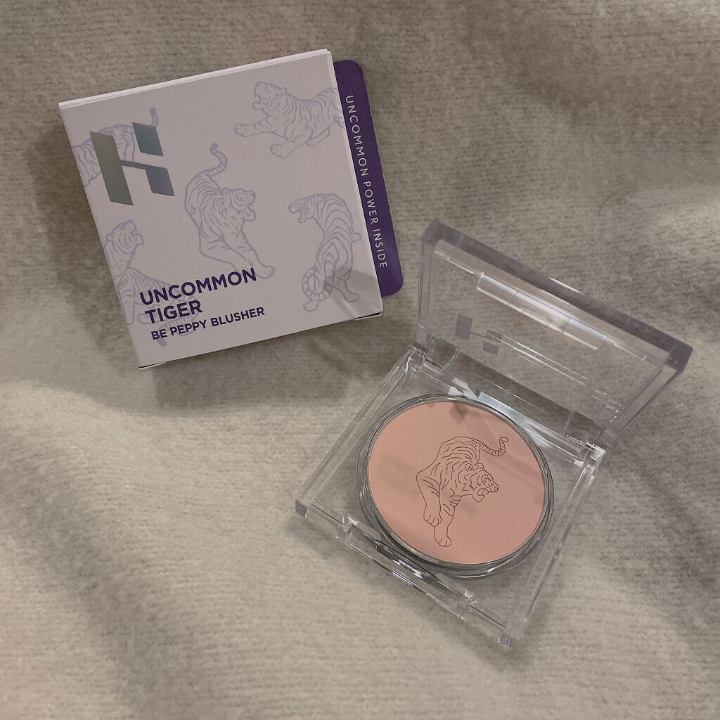 アンコモンタイガーペピイチーク/HOLIKA HOLIKA/パウダーチークを使ったクチコミ（1枚目）