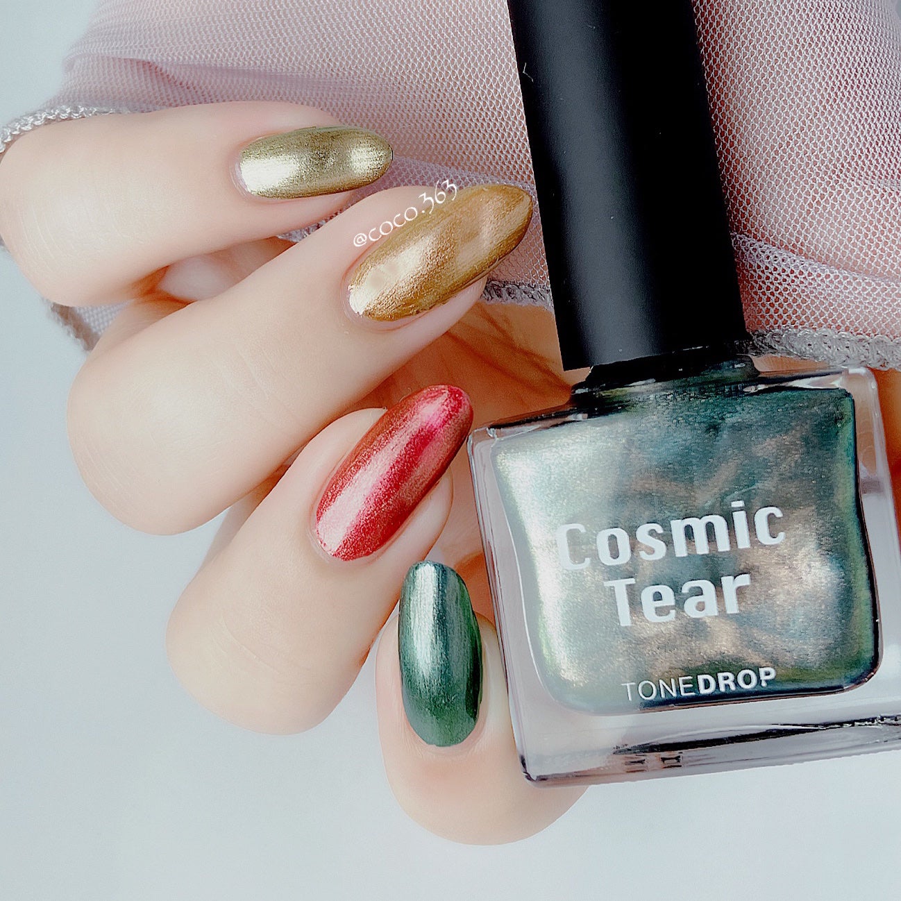 ネイルチップオーバルタイプ/DAISO/ネイルチップ・パーツを使ったクチコミ(4枚目)