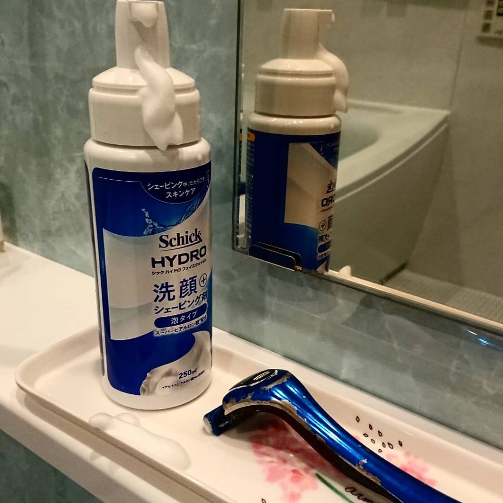 洗顔もできる シェービングジェル 180g/シック/洗顔フォームを使ったクチコミ(1枚目)
