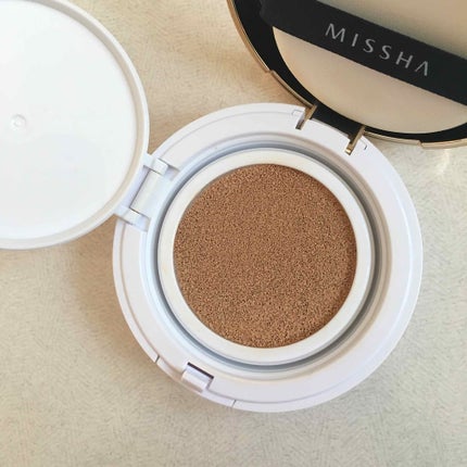 M クッション ファンデーション(モイスチャー)/MISSHA/クッションファンデーションを使ったクチコミ(1枚目)