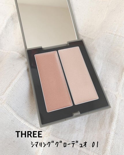 THREE シマリング グロー デュオ/THREE/クリームハイライトを使ったクチコミ(1枚目)