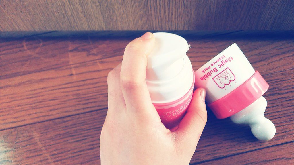 マジックバブルエッセンスパック(ピンク) /BAKER7/洗い流すパック・マスクを使ったクチコミ(2枚目)