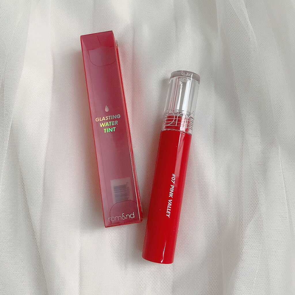 グラスティングウォーターティント/rom&nd/リップティントを使ったクチコミ（3枚目）