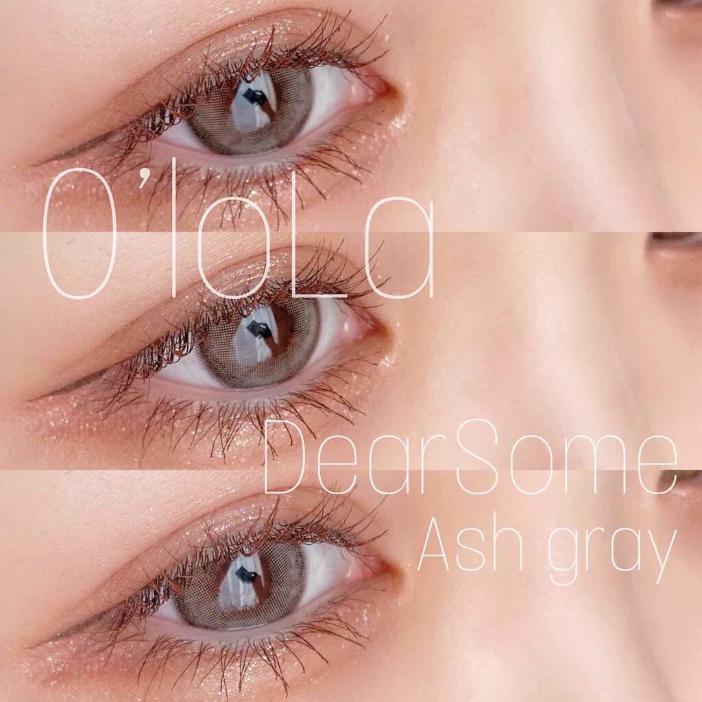 ディアサム(DearSome)/OLOLA/カラーコンタクトレンズを使ったクチコミ（1枚目）