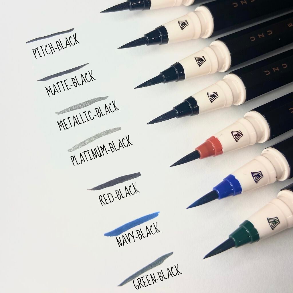 7 SHADES OF BLACK/UZU BY FLOWFUSHI/リキッドアイライナーを使ったクチコミ(3枚目)