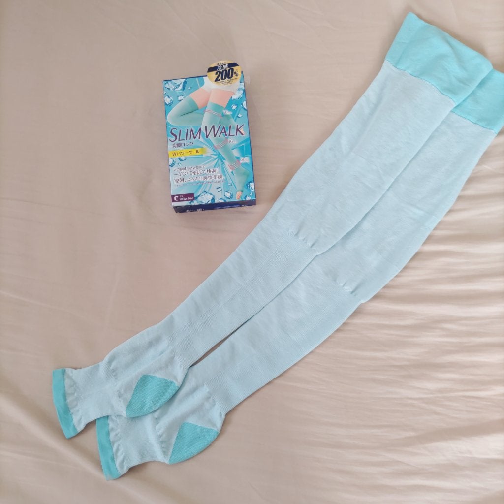 スリムウォーク 美脚ロング Wパワークール/SLIMWALK/着圧ソックス・レギンスを使ったクチコミ(2枚目)