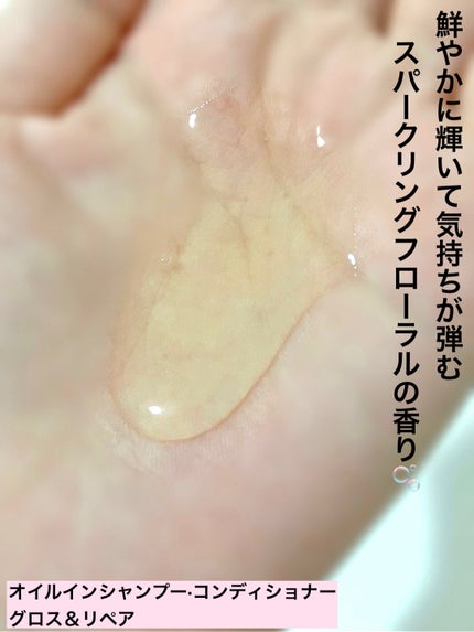 オイルインシャンプー/オイルインコンディショナー (グロス&リペア)/ディアボーテ/市販シャンプーを使ったクチコミ(2枚目)