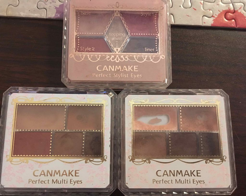 【旧品】パーフェクトスタイリストアイズ/キャンメイク/アイシャドウパレットを使ったクチコミ（1枚目）