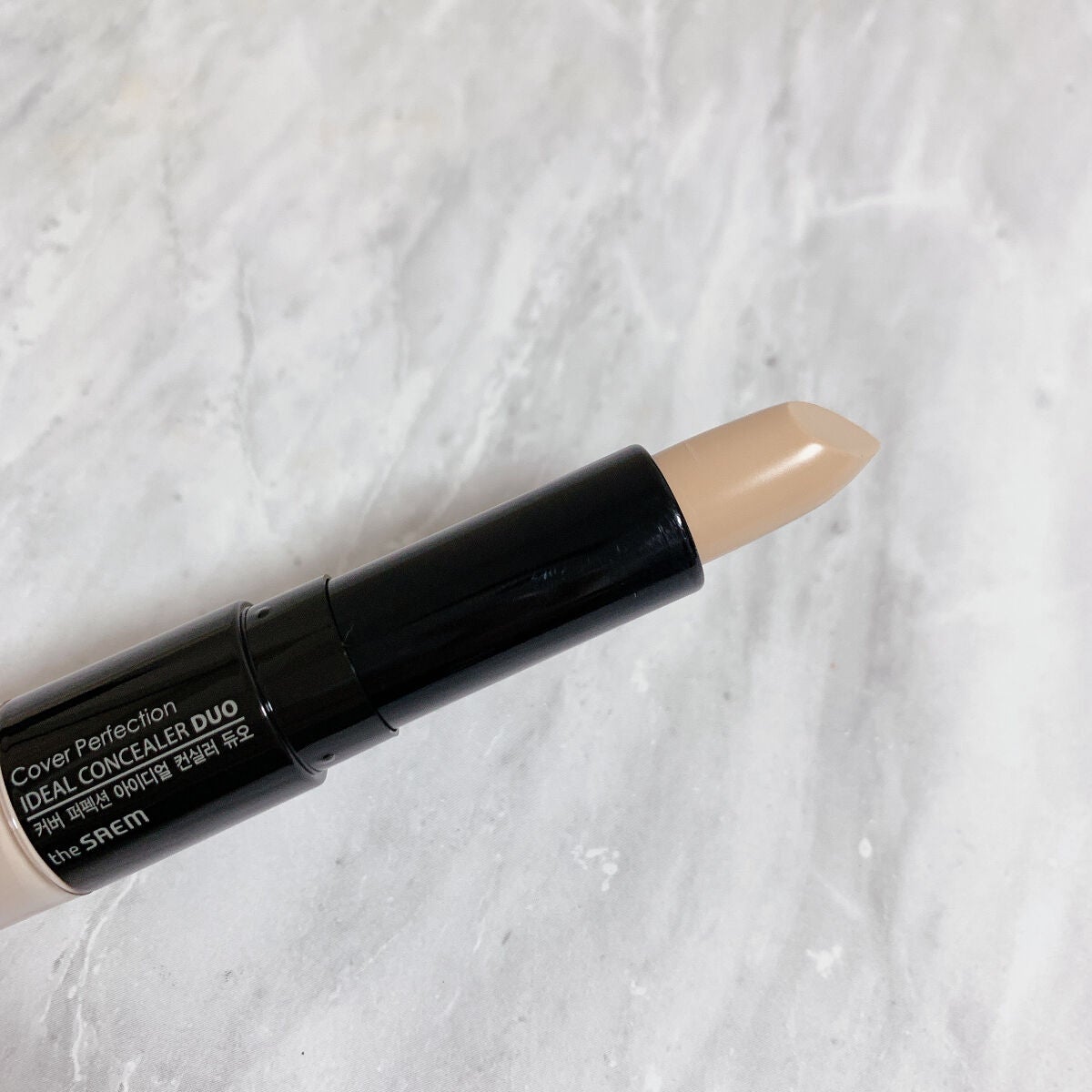 カバーパーフェクション アイディールコンシーラー デュオ/the SAEM/スティックコンシーラーを使ったクチコミ(2枚目)