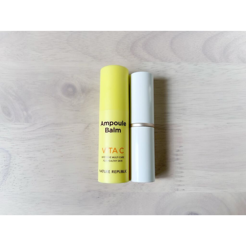 スティック美容液（レモン）/ネイチャーリパブリック/フェイスバームを使ったクチコミ（3枚目）