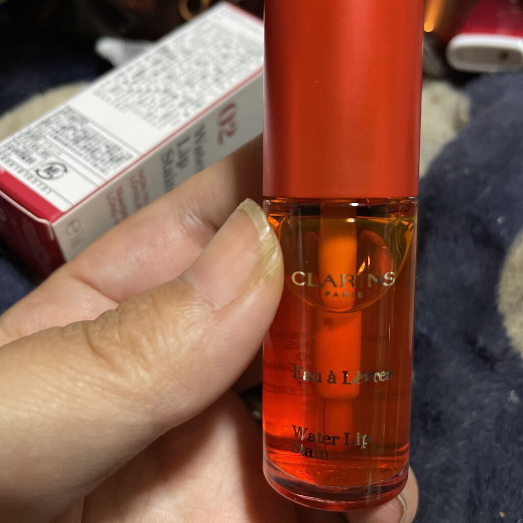 ウォーターリップ ステイン/CLARINS/リップグロスを使ったクチコミ（1枚目）