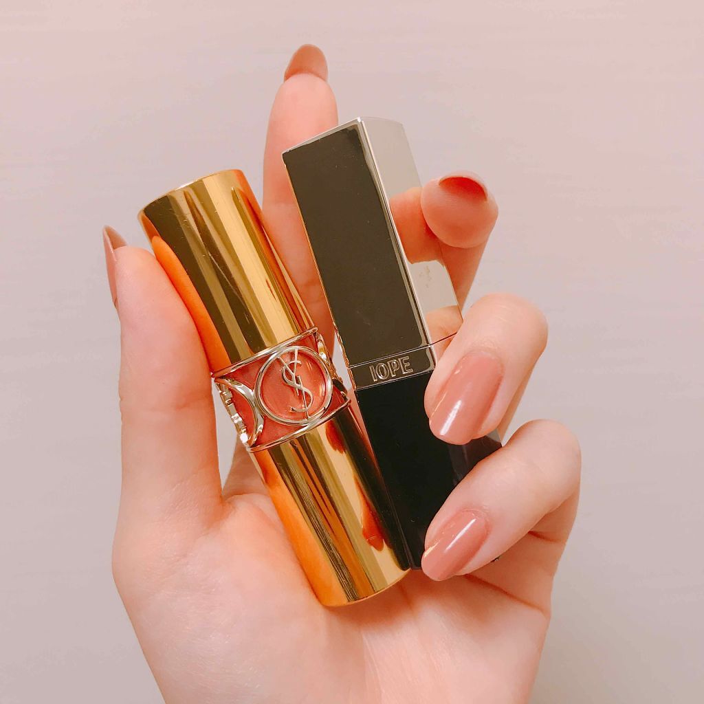 ルージュ ヴォリュプテ シャイン/YVES SAINT LAURENT BEAUTE/口紅を使ったクチコミ(1枚目)
