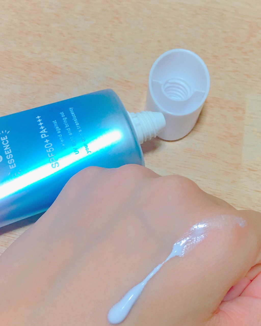 スキンアクア トーンアップUVエッセンス/スキンアクア/日焼け止めクリームを使ったクチコミ(2枚目)