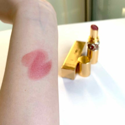 ルージュ ヴォリュプテ シャイン/YVES SAINT LAURENT BEAUTE/口紅を使ったクチコミ(2枚目)