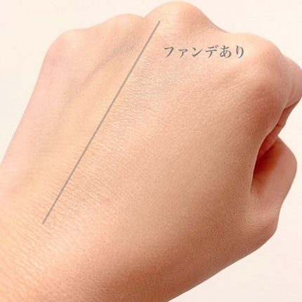 マットシフォン UVリキッドファンデ 01 ライトピンクオークル(Light Pink Ochre)/KiSS/リキッドファンデーションを使ったクチコミ(3枚目)