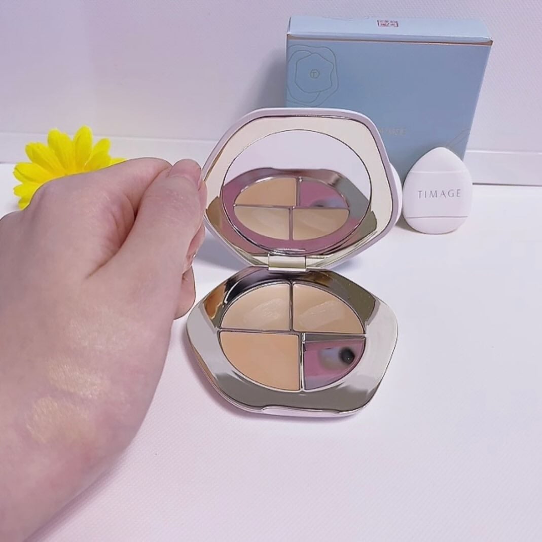 TIMAGE クリーミーコンシーラーパレット/TIMAGE/パレットコンシーラーを使ったクチコミ(3枚目)