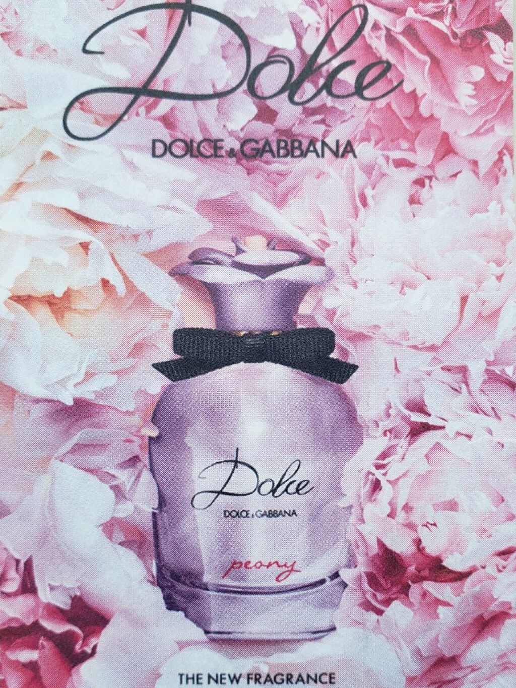 DOLCE PEONY EAU DE PARFUM(ドルチェ ピオニー オードパルファム)/DOLCE&GABBANA BEAUTY/香水(レディース)を使ったクチコミ(1枚目)