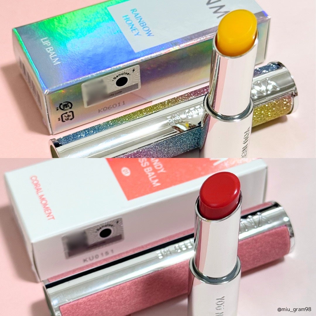 YNM レインボーハニーリップバーム/YNM/リップバームを使ったクチコミ(6枚目)