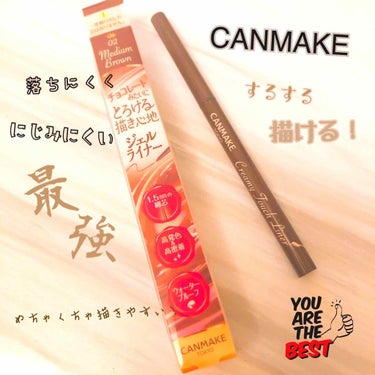 CANMAKE キャンメイク
クリーミータッチライナー
02 ミディアムブラウン

今までは断然、リキッド派でしたが
デジャヴュのクリームペンシルに
出会ってペンシル系が気になり、そして！！
このキャン