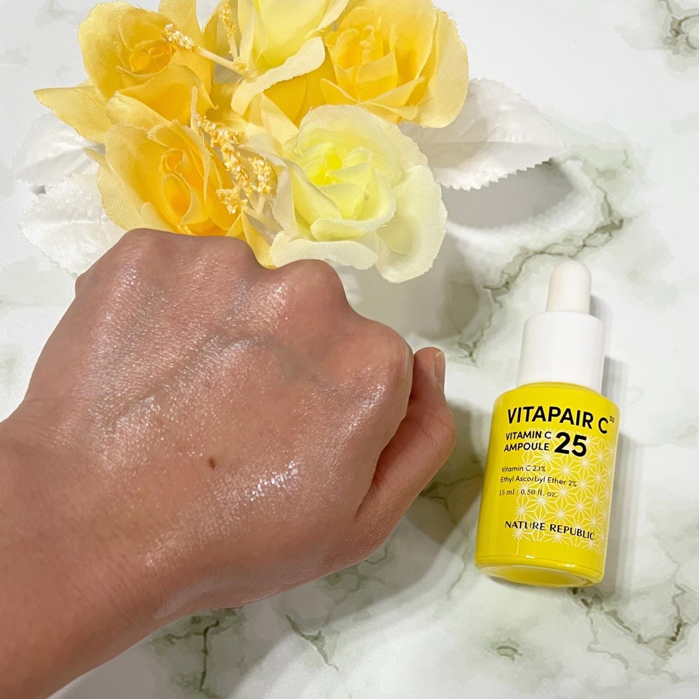 ビタペアC ビタミンC25アンプル/ネイチャーリパブリック/美容液を使ったクチコミ(4枚目)