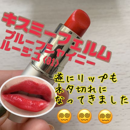 プルーフシャイニールージュ/キスミー フェルム/口紅を使ったクチコミ(1枚目)