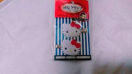 前髪クリップ/サンリオ/ヘアアクセサリーを使ったクチコミ(1枚目)