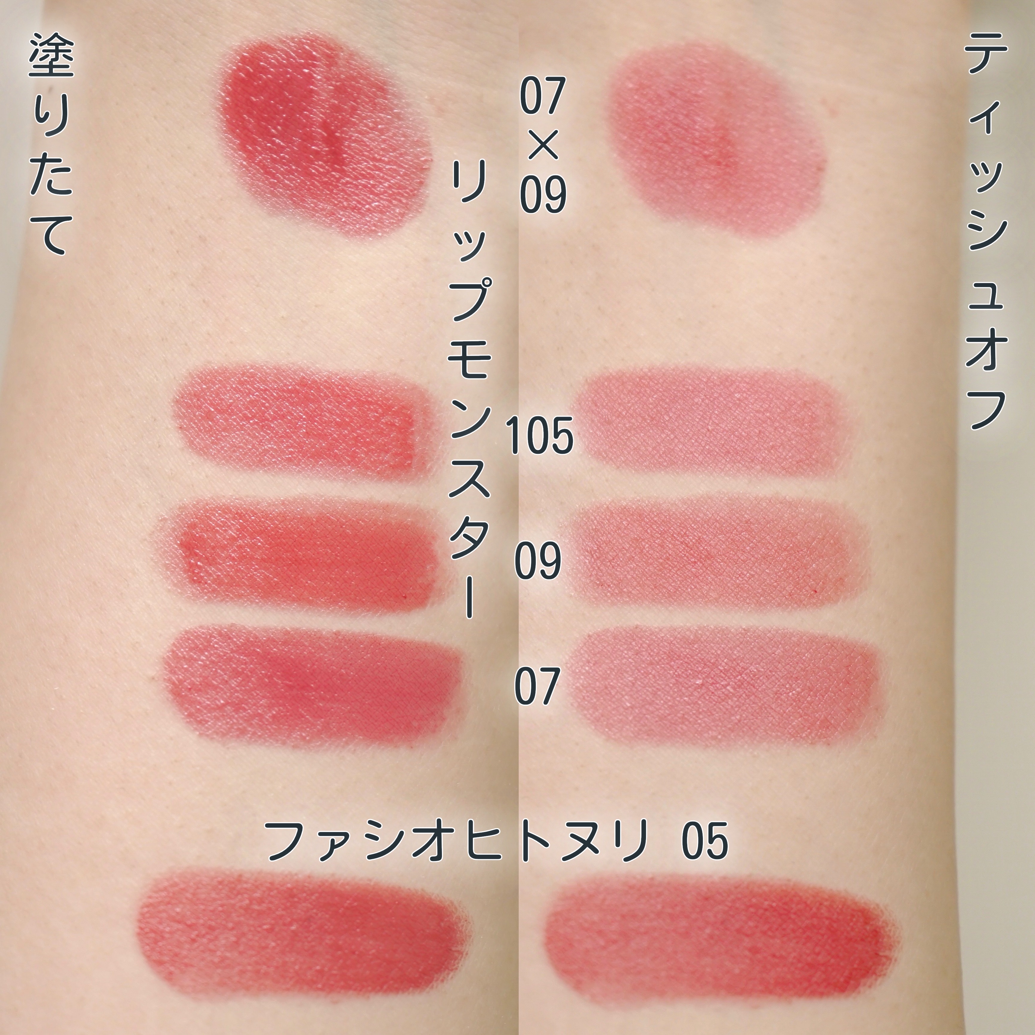 ヒトヌリ ルージュ/FASIO/口紅を使ったクチコミ（1枚目）